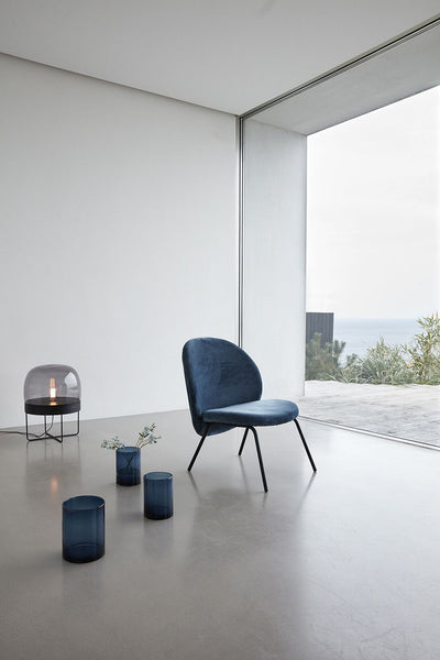 Ok Design Gather Lounge Chair Blue