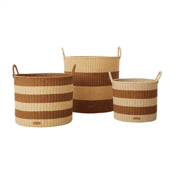 ok design Gomi Cylinder Storage Baskets - Set of 3