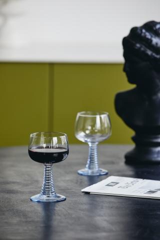 Ok Design GORM Wineglass Light Blue Stem