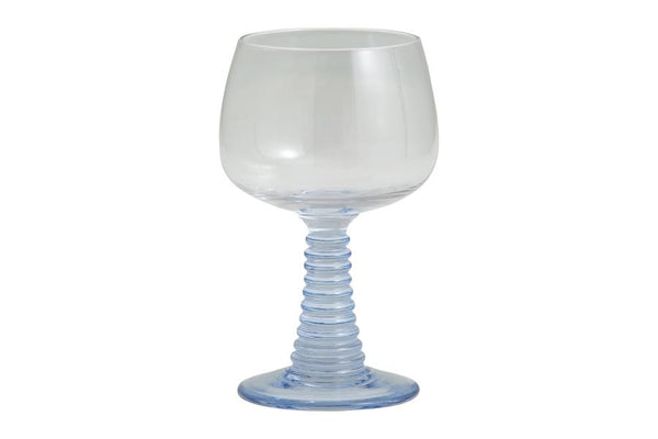 ok design GORM wineglass light blue stem
