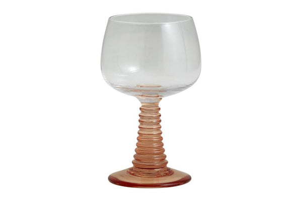 ok design GORM wineglass pink stem