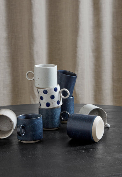 Ok Design GRAINY Cup Dark Blue 2pcs