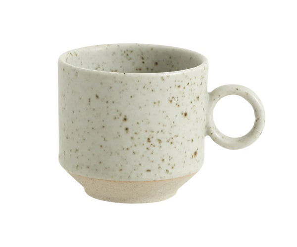 ok design GRAINY espresso cup sand 2pcs