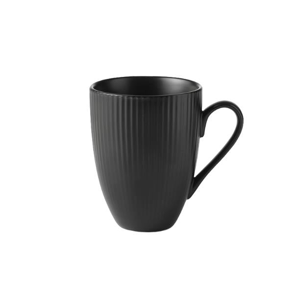 ok design Groovy Mug 30cl - Black Stoneware