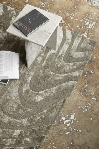 Ok Design HARPER Jaquard Woven Carpet Grey