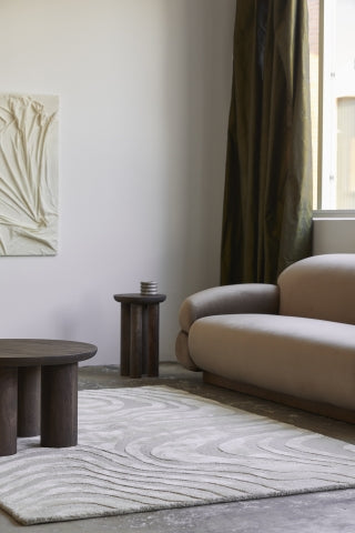 Ok Design HARPER Jaquard Woven Carpet Light Beige