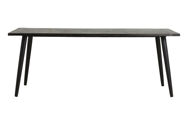 ok design HAU Square Dining Table Black Wood