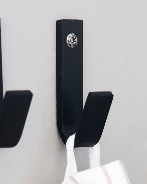 Ok Design Hook Bath Black 3pcs