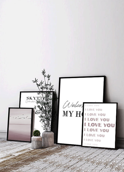 Ok Design I Love You Poster