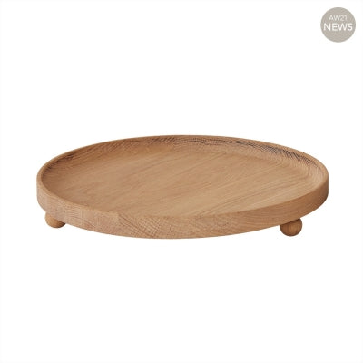 Ok Design Inka Wood Tray Round - Large