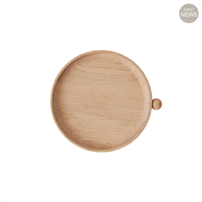 Ok Design Inka Wood Tray Round - Small