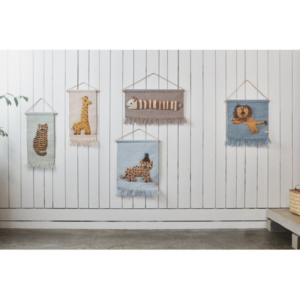 Ok Design Jumping Lion Wallhanger