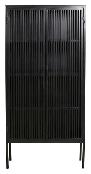 ok design LIAO black cabinet 2 doors iron