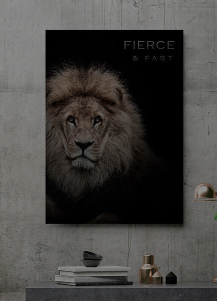 Ok Design Lion Poster