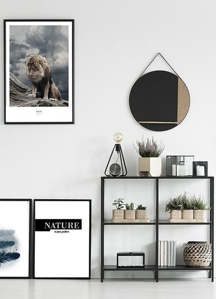 Ok Design Lion Poster