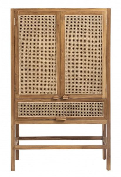ok design MERGE cabinet nature w/rattan