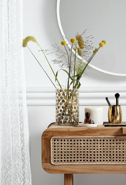 Ok Design MERGE Console Nature W/rattan