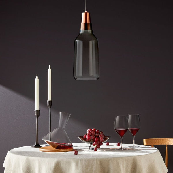 Ok Design Mono Lamp Smoke With Copper Socket Tall