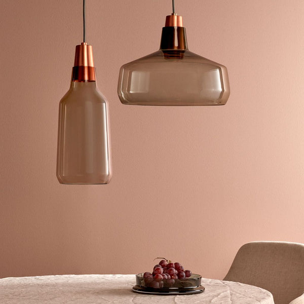Ok Design Mono Lamp Smoke With Copper Socket Tall