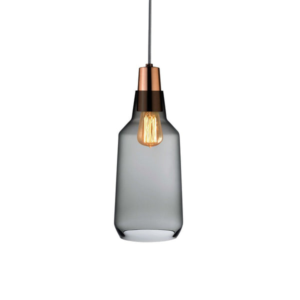 ok design Mono Lamp Smoke with Copper Socket Tall
