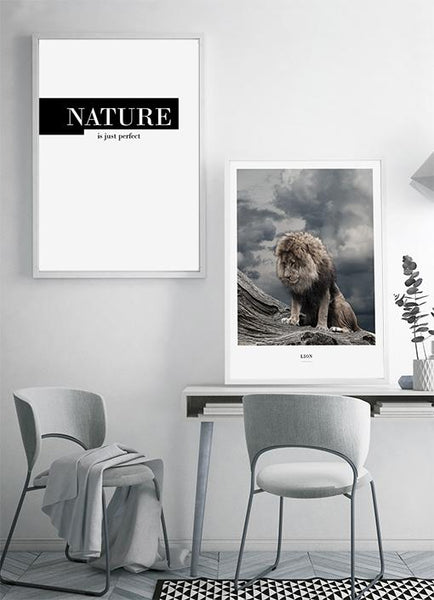 Ok Design Nature Is Just Perfect Poster