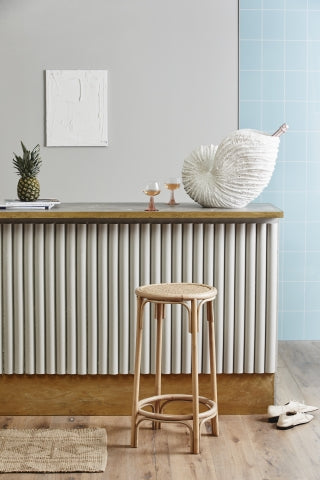 Ok Design NEN Bar Chair Natural Rattan