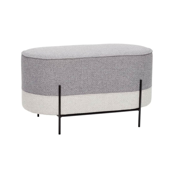 ok design Norm Pouffe Grey/Sand