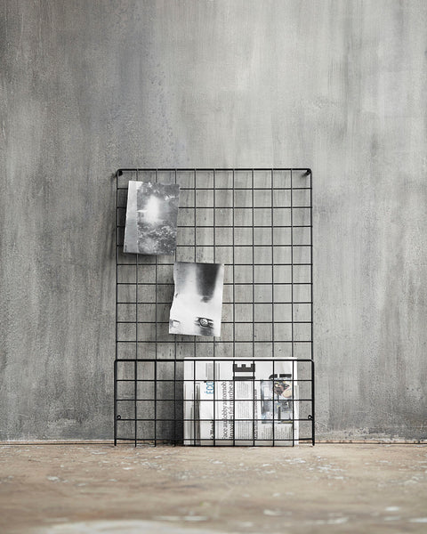 Ok Design Noticeboard Mesh Black