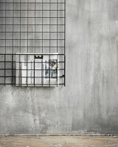 Ok Design Noticeboard Mesh Black