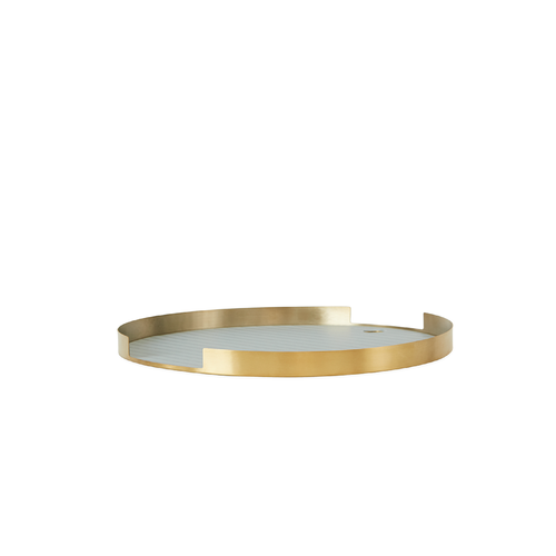 ok design Oka Tray Brass Ø32cm