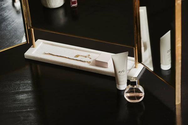 Ok Design OTUS Table Mirror Golden Edge