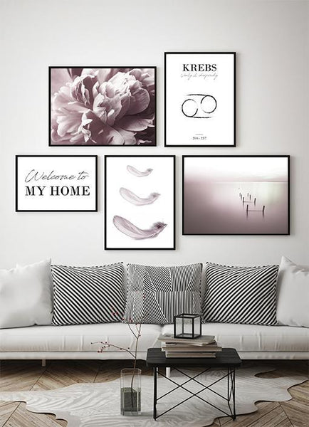 Ok Design Pink Peony Poster