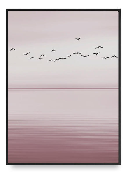 ok design Pink Sky Poster