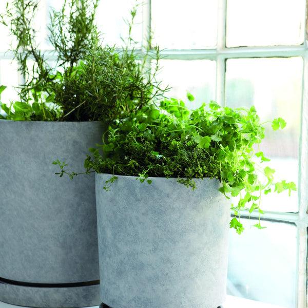 Ok Design Planter W. Tray Hook Light Grey