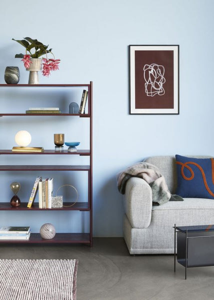 Ok Design Poppy Rug Burgundy/White