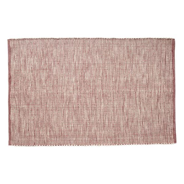 ok design Poppy Rug Burgundy/White