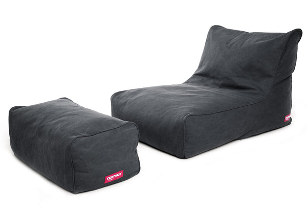 Ok Design Premium Lounge Beanbag + Ottoman