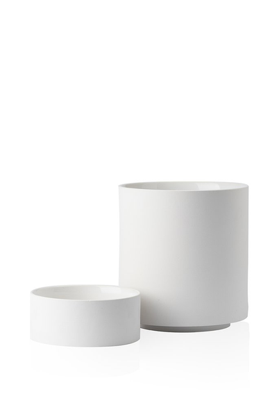 Ok Design Raise Pot White - D 15 X H 15 Cm