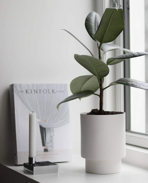 Ok Design Raise Pot White - D 15 X H 15 Cm