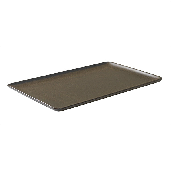 Ok Design RAW Metallic Brown Rectangular Plate