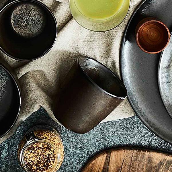 Ok Design Raw Metallic Brown Single Wall Mug 30 Cl