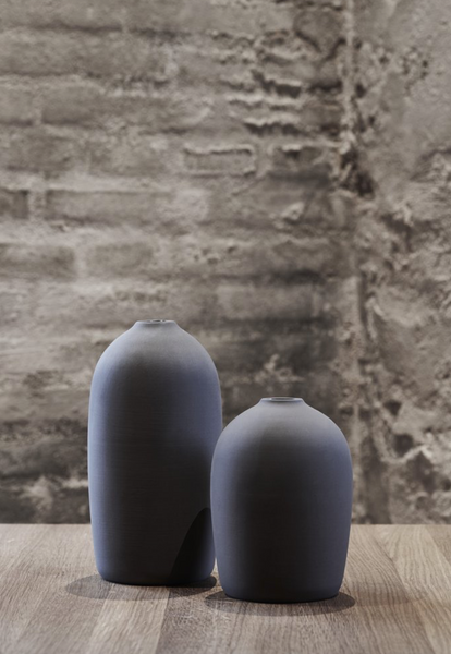 Ok Design RAW Vase Grey - Large - D 10 5 X H 20 Cm