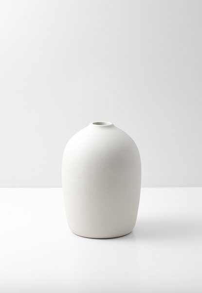 Ok Design RAW Vase White - Small - D 10 5 X H 14 5 Cm