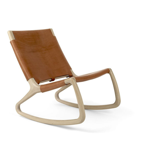 ok design Rocker White Matt Lacquered Oak