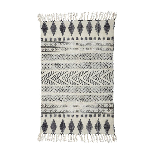 ok design Rug Block Grey/Black