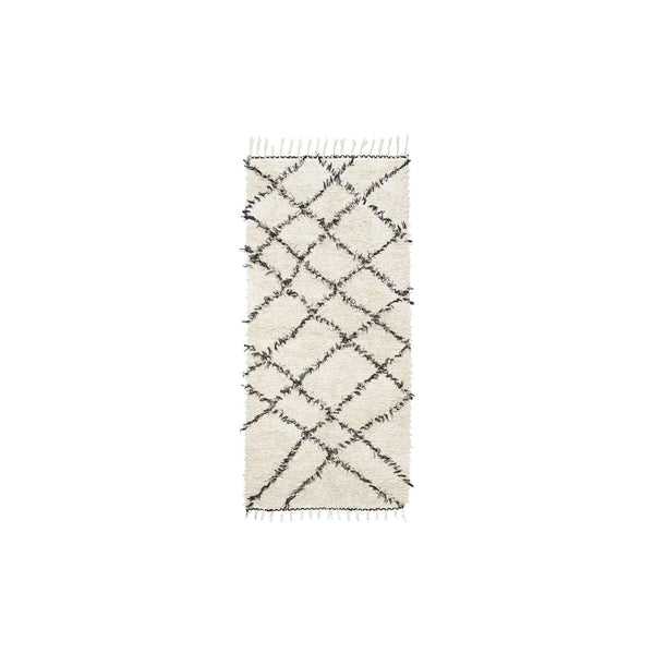 ok design Rug Riba White/Black