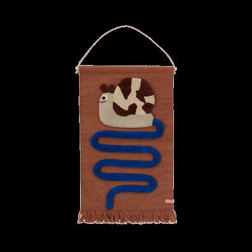 ok design Sally Snail On The Way Wall Rug