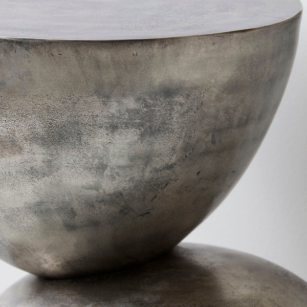 Ok Design Side Table Heena Metal Oxidized