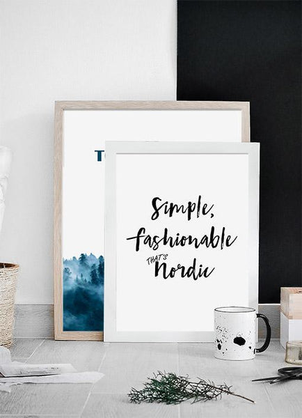 Ok Design Simple Fashionable – That’s Nordic Poster