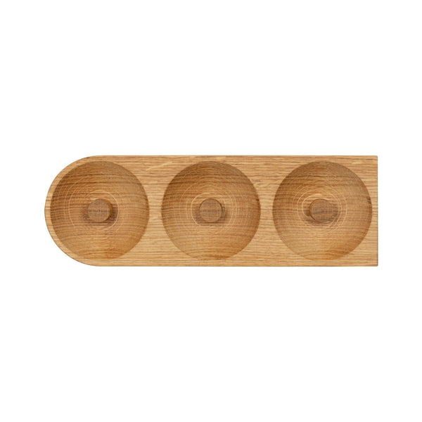 ok design Solid Hook 3 Hooks Oak